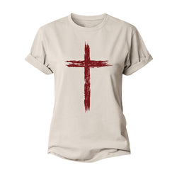 Red Cross Women's Cotton T-Shirt