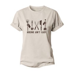 Hoeing Not Easy Women's Cotton T-Shirt