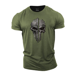 Skull Spartan Cotton T-Shirt