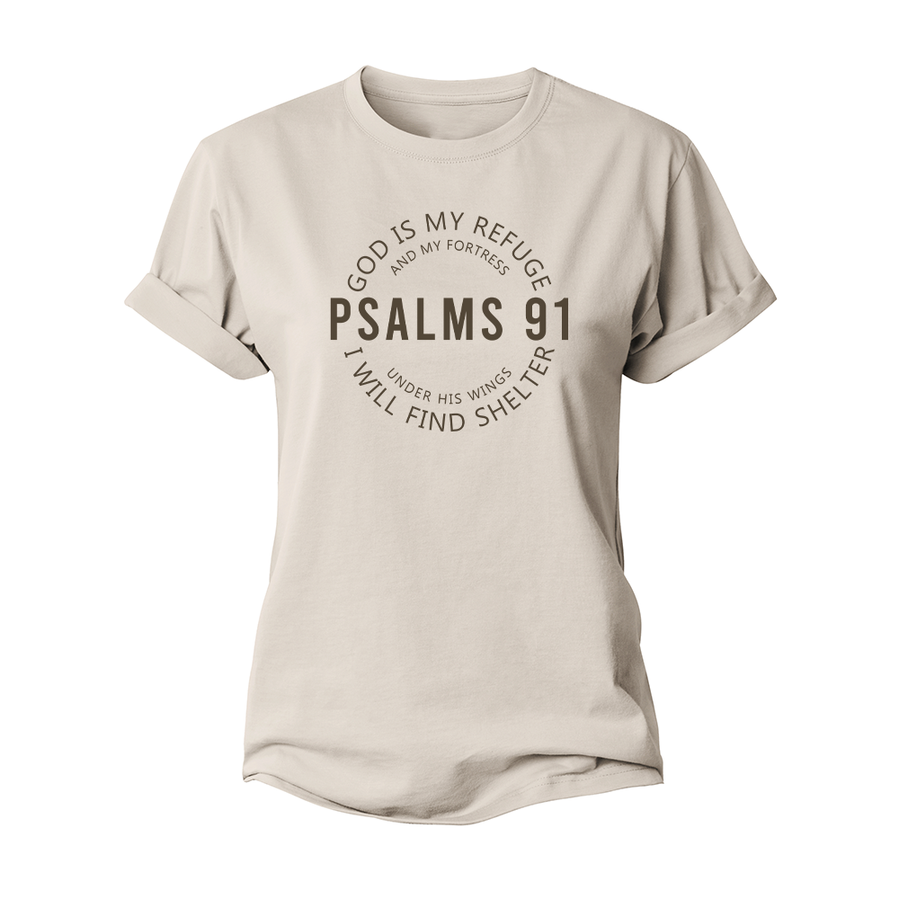 Psalms 91 Women's Cotton T-Shirt