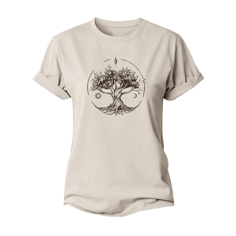 Life Tree Women's Cotton T-Shirt