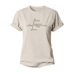 Happy Life Women's Cotton T-Shirt