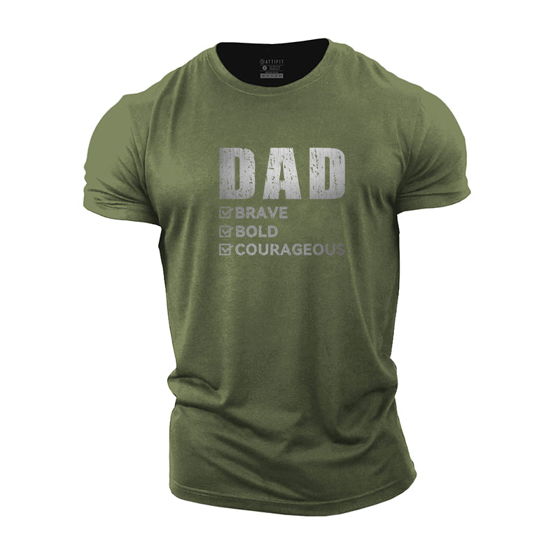 Brave Dad Cotton T-Shirt