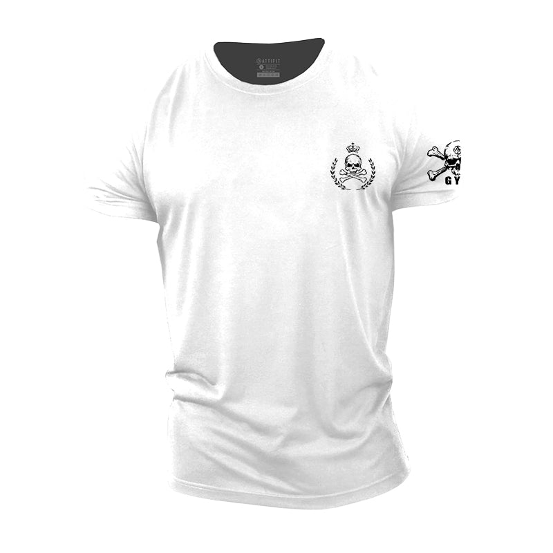 Mini Skull Crown Cotton T-Shirt