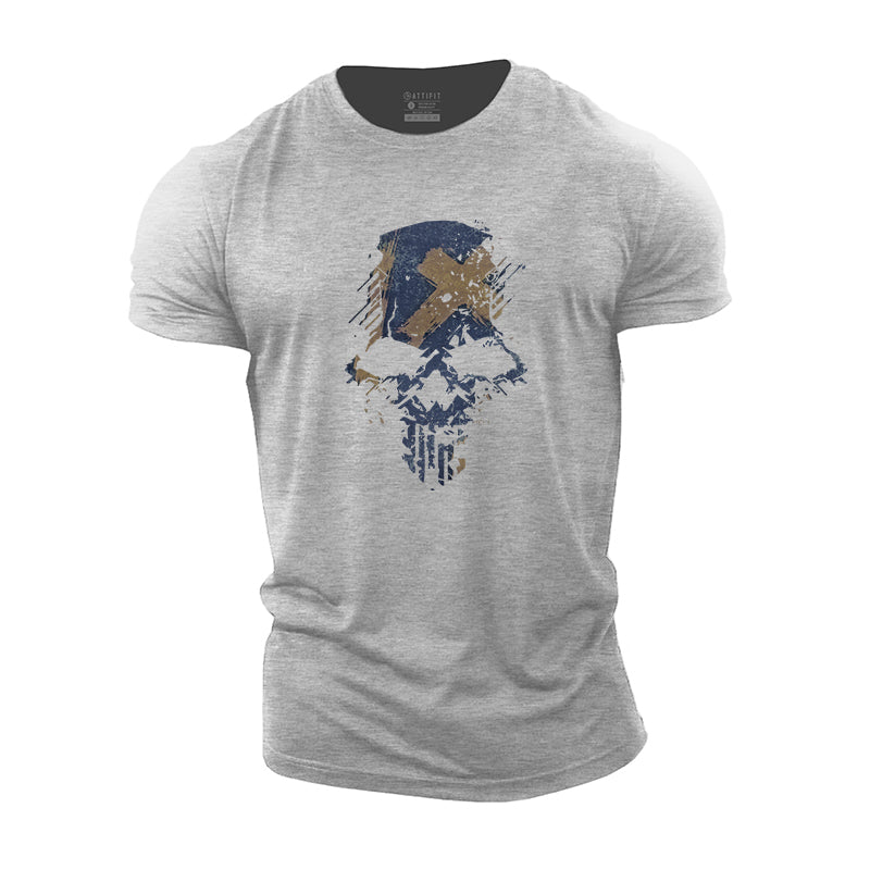 Broken Skull Cotton T-Shirt