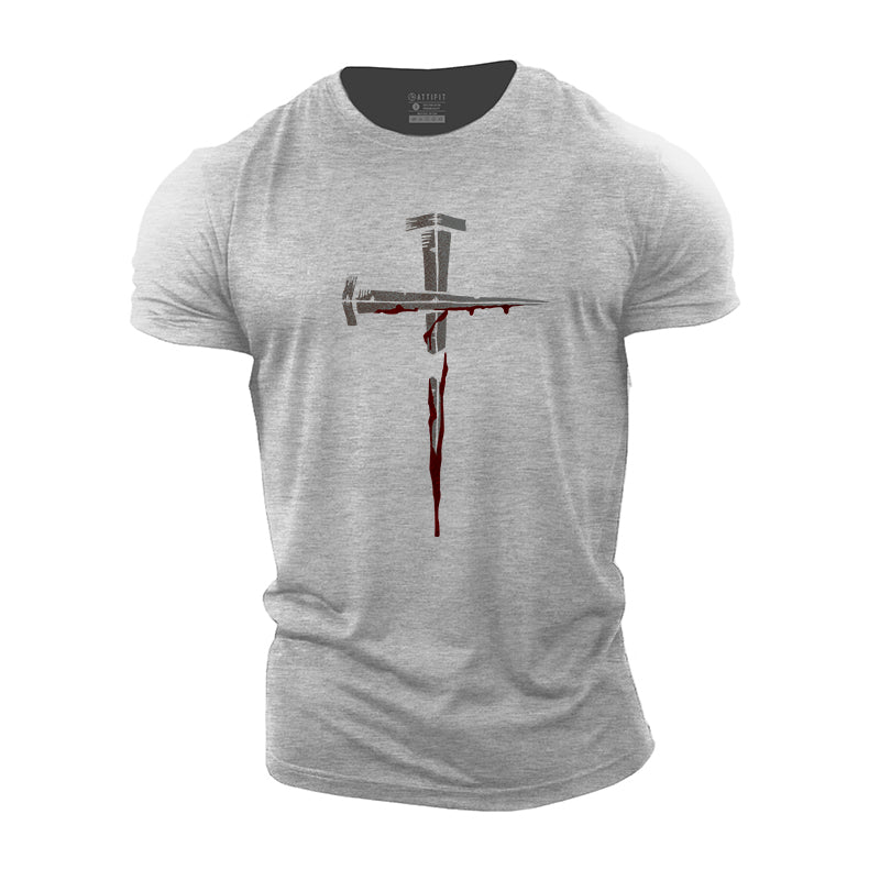 Nails Cross Cotton T-Shirt