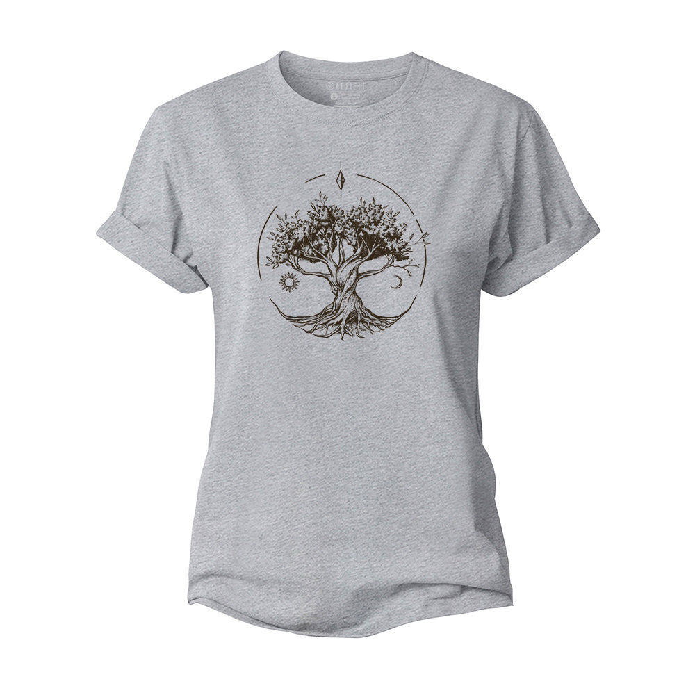 Life Tree Women's Cotton T-Shirt