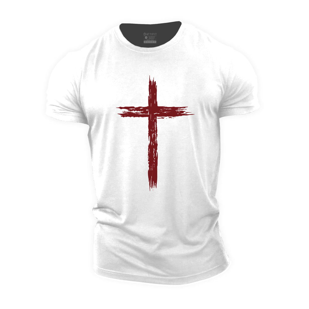 Red Cross Cotton T-Shirt