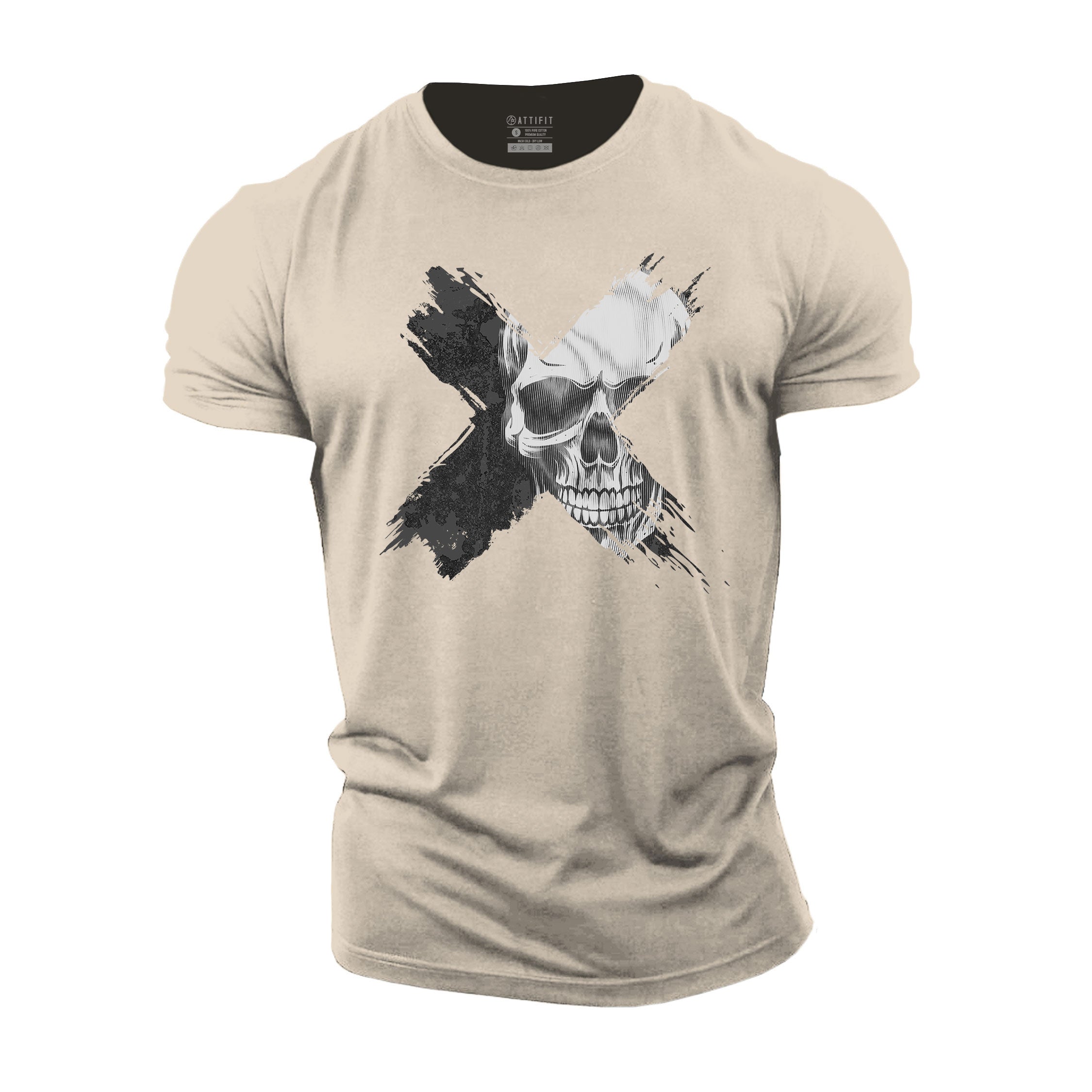 Cross Skull Cotton T-Shirt