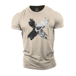 Cross Skull Cotton T-Shirt