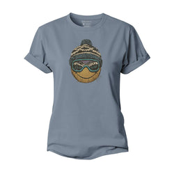 Ski Goggles Smiley Women's Cotton T-Shirt