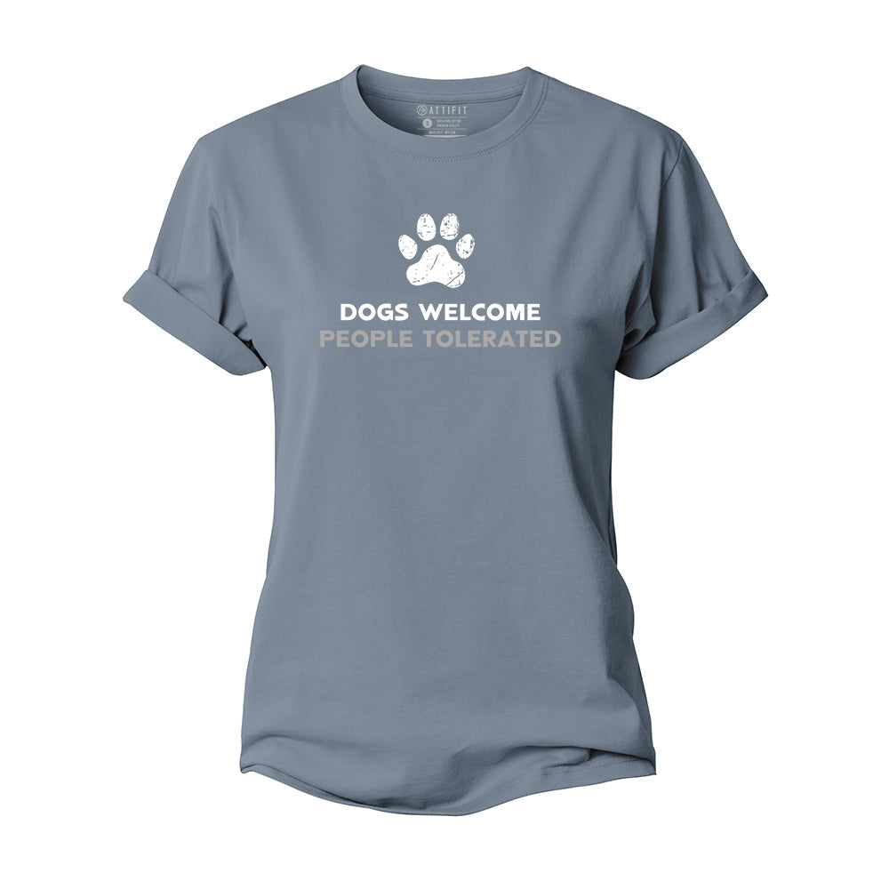 Dogs And People Women's Cotton T-Shirt