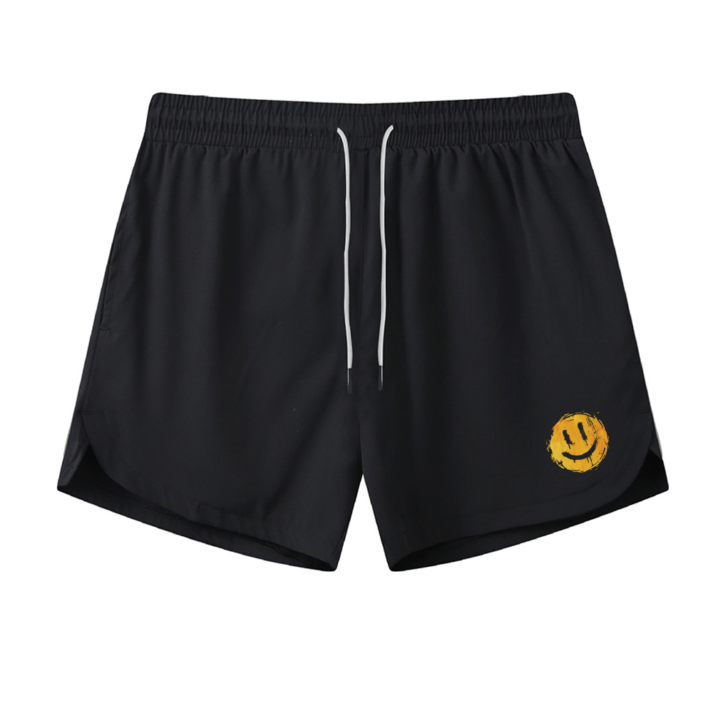 Classic Smiley Graphic Shorts