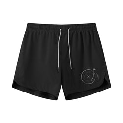 Turntable Graphic Shorts