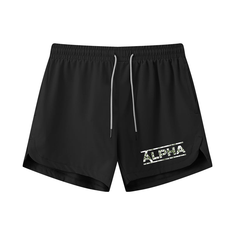 Alpha Camouflage Graphic Shorts