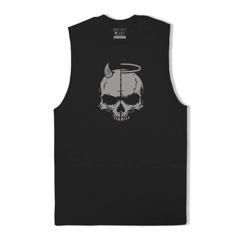 Devil Angel Skull Tank