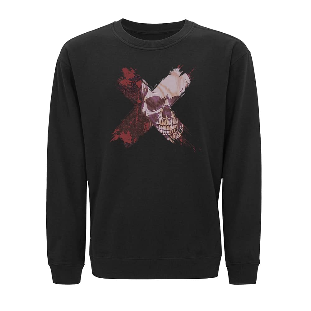 Cross Skull Crewneck Sweatshirt