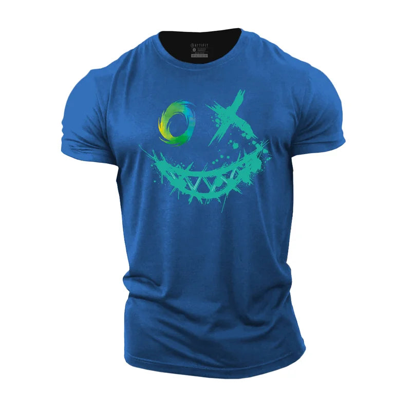 Vibrant Smiley Cotton T-Shirt