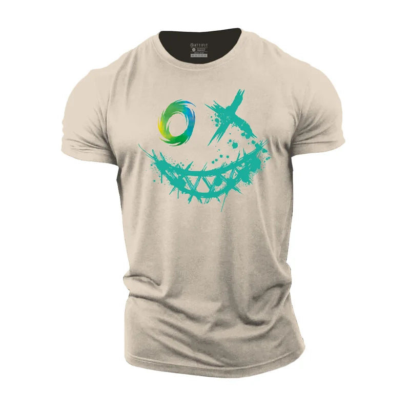 Vibrant Smiley Cotton T-Shirt