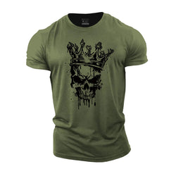 Crown Skull Cotton T-Shirt