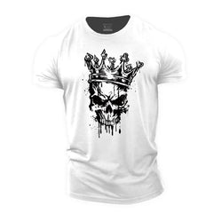 Crown Skull Cotton T-Shirt