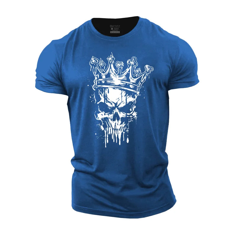 Crown Skull Cotton T-Shirt