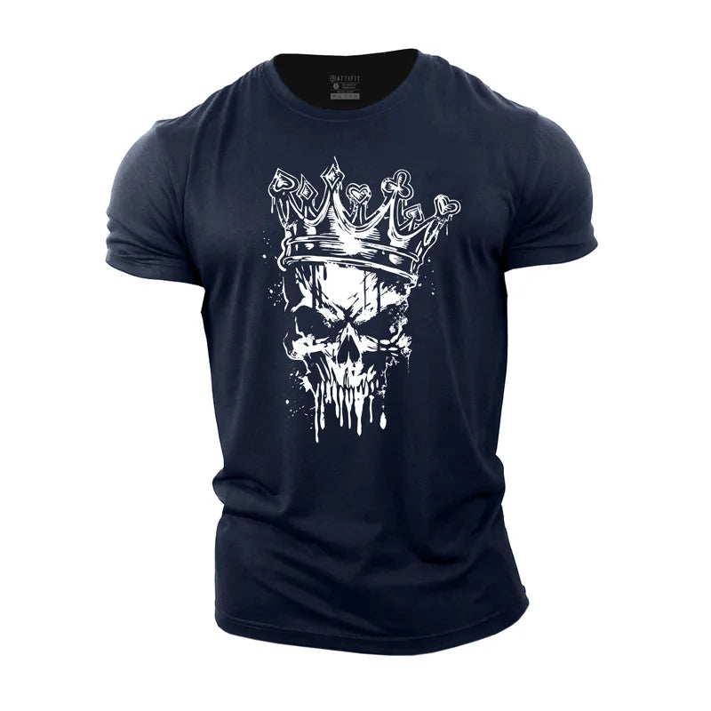 Crown Skull Cotton T-Shirt