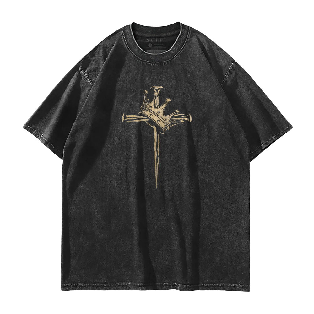 Cross Crown Washed T-Shirt