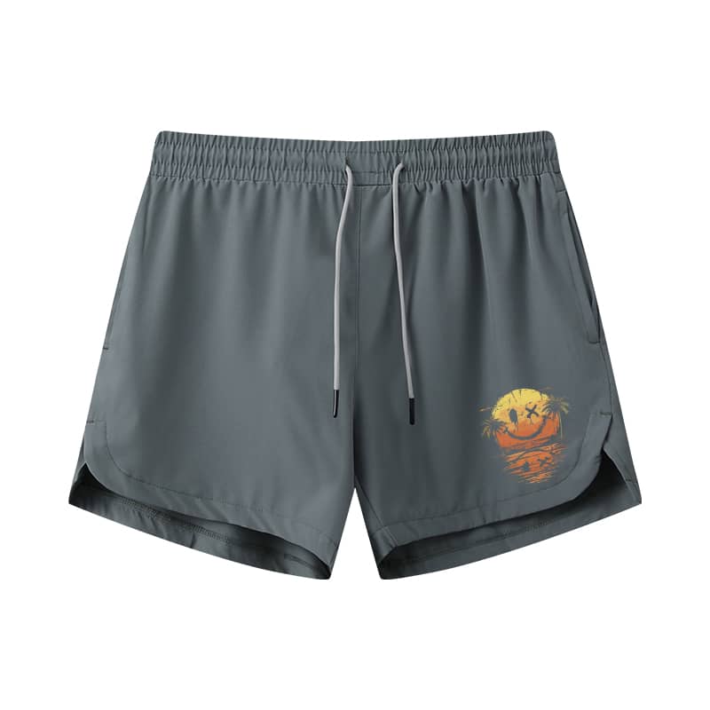 Smiley Sea Graphic Shorts