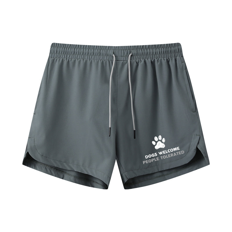 Dogs And People Graphic Shorts