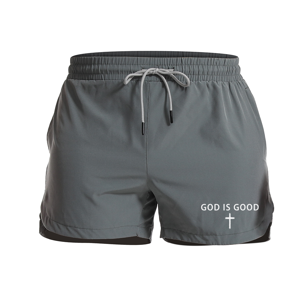 God Is Good Graphic Shorts