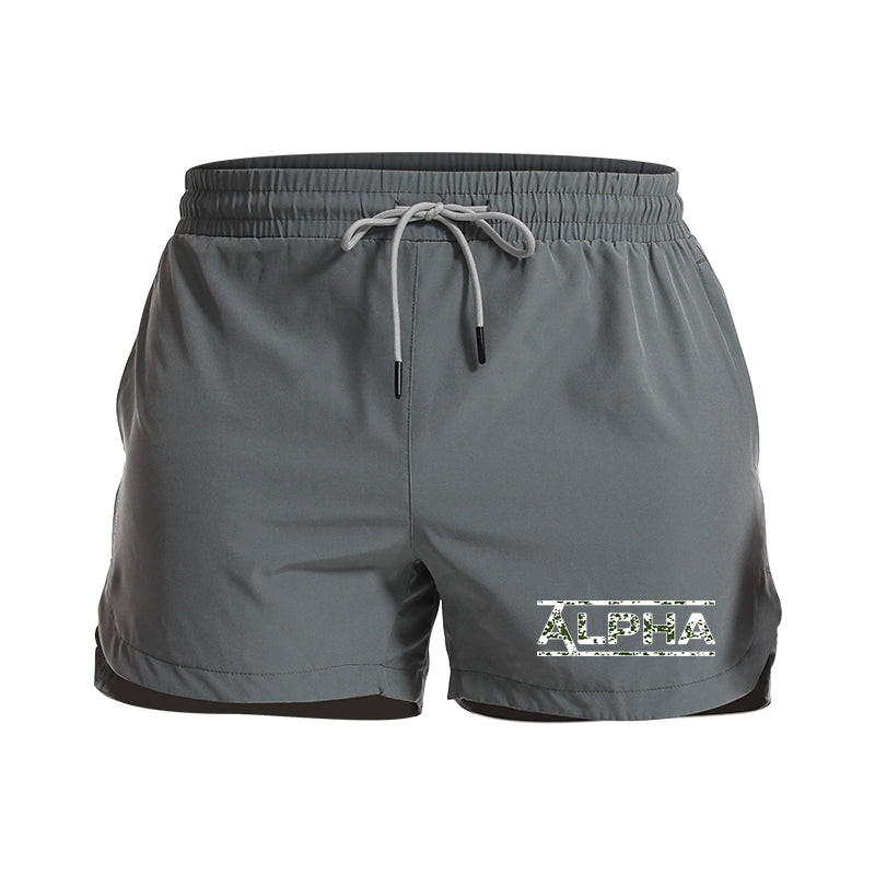 Alpha Camouflage Graphic Shorts