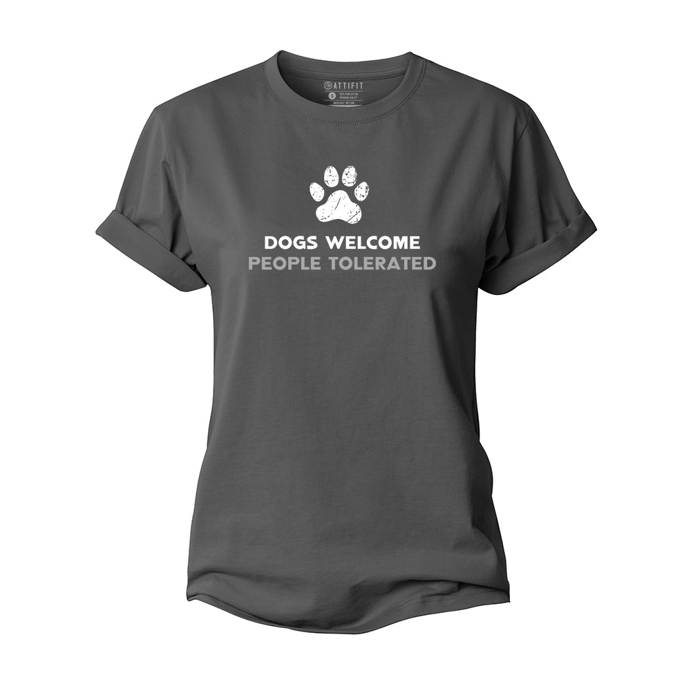 Dogs And People Women's Cotton T-Shirt