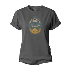 Ski Goggles Smiley Women's Cotton T-Shirt