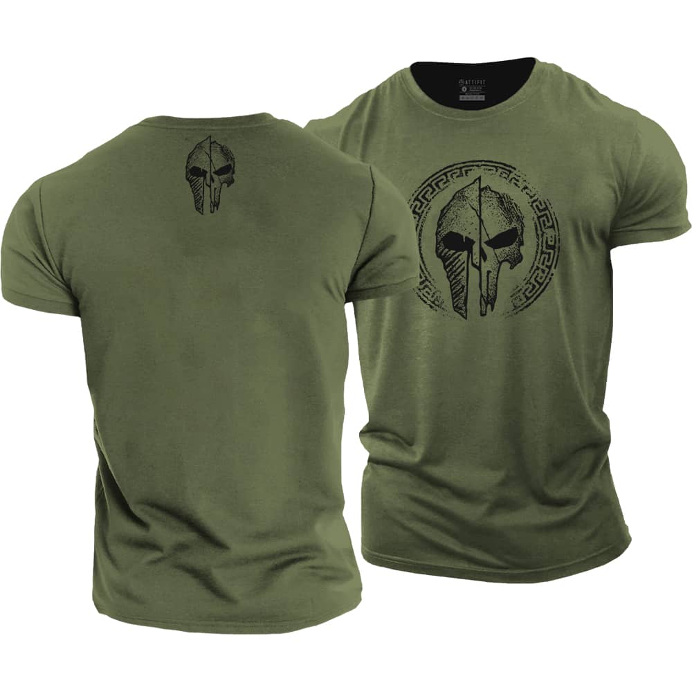 Spartan Totem Cotton T-Shirt