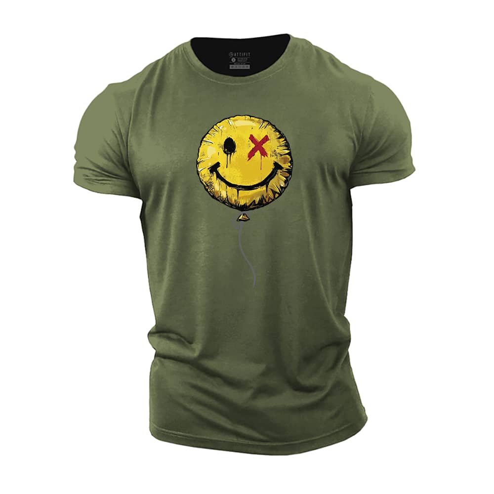 Smiley Ballon Cotton T-Shirt