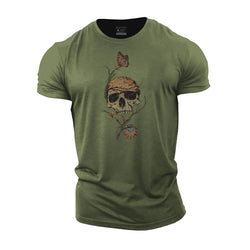 Reborn Skull Cotton T-Shirt