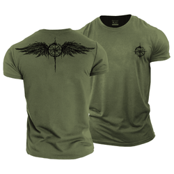 Compass Wings Cotton T-Shirt