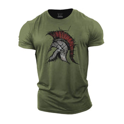 Spartan Sketch Cotton T-Shirt