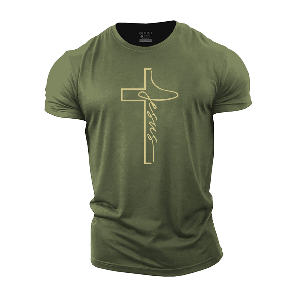 Jesus Cross Cotton T-Shirt