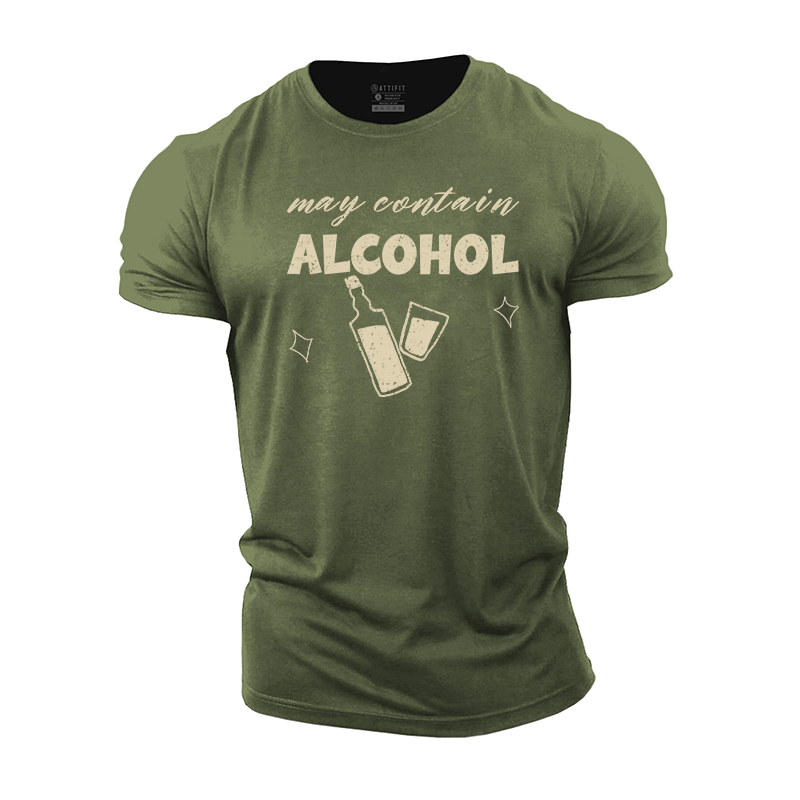 May Contain Alcohol Cotton T-Shirt