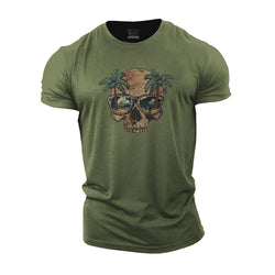 Skull Sea Cotton T-Shirt