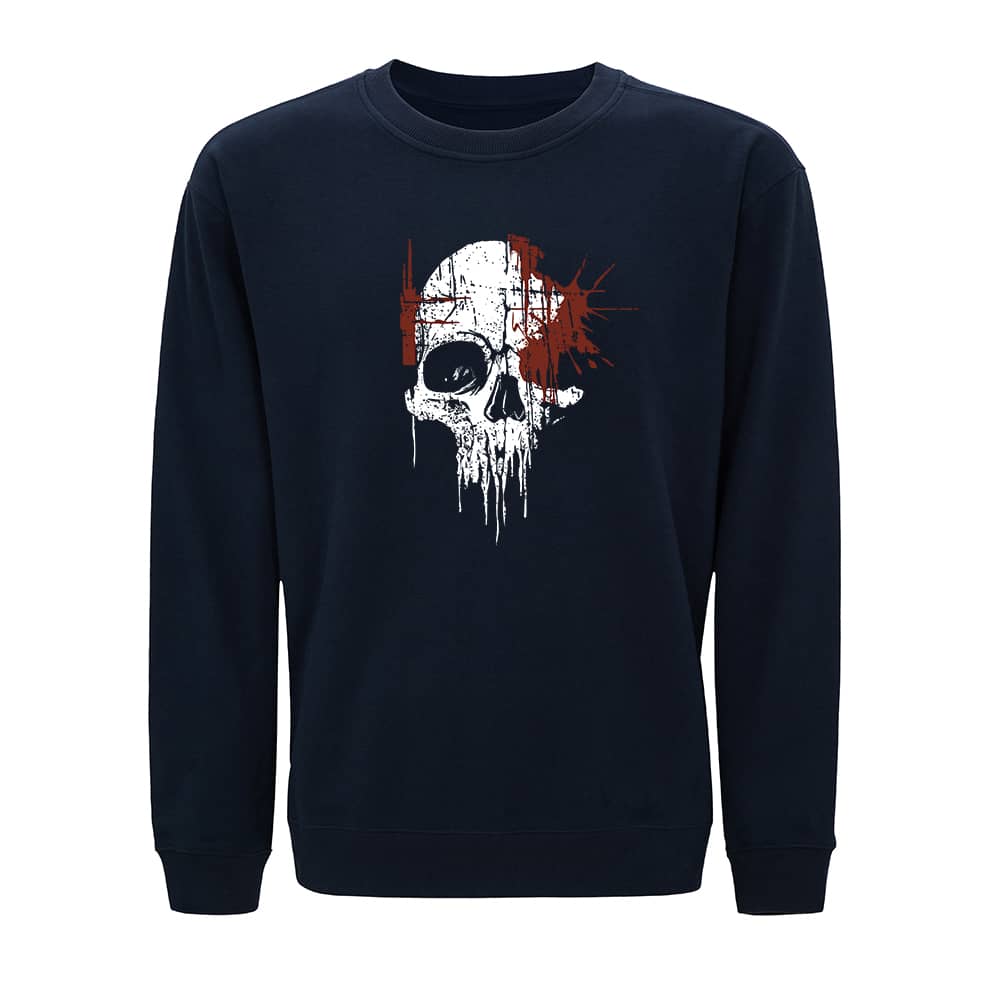 Dripping Skull Crewneck Sweatshirt