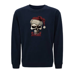 Christmas Savage Skull Crewneck Sweatshirt