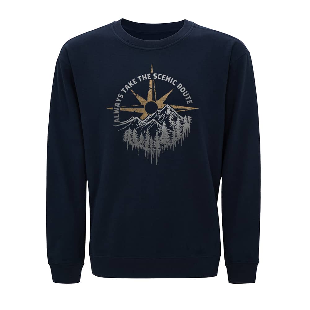 Always Take The Scenic Route Crewneck Sweatshirt