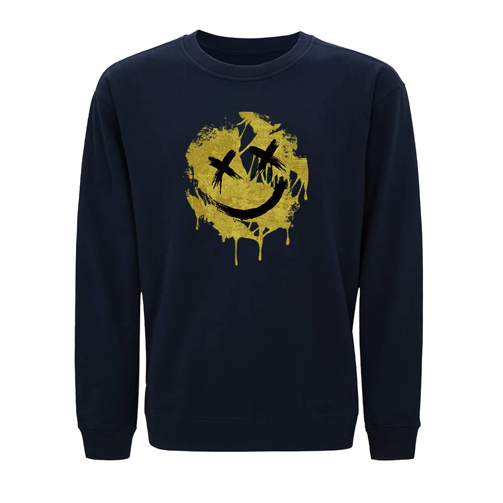 Crack Smiley Crewneck Sweatshirt