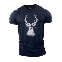 Jungle Elk Cotton T-Shirt