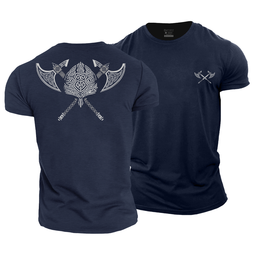 Viking Helmet Cotton T-Shirt