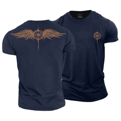 Compass Wings Cotton T-Shirt