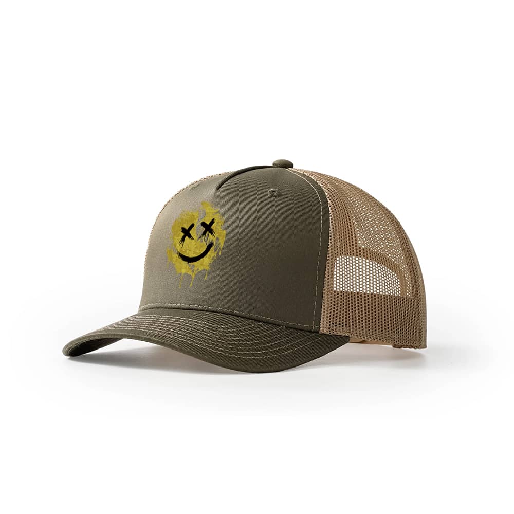 Crack Smiley Trucker Hat